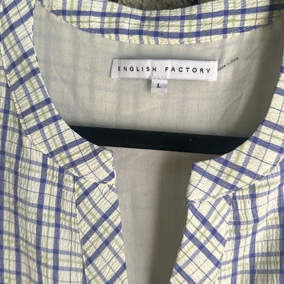 English Factory Gingham Tiered Dress - Picture 5 of 10